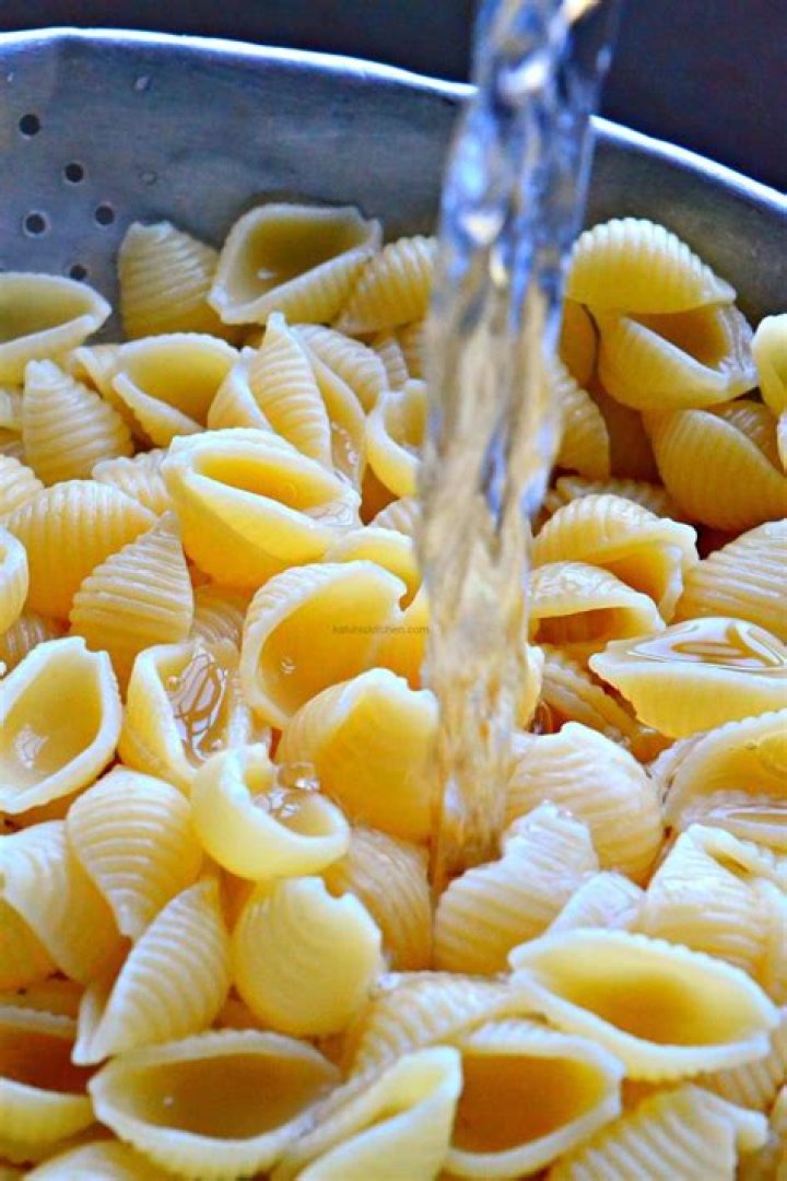 Are you supposed to rinse pasta after cooking it?