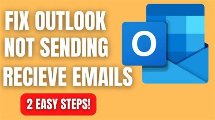 Can't receive or send emails on Outlook?
