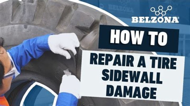 Can a tire with a nail in the sidewall be repaired?