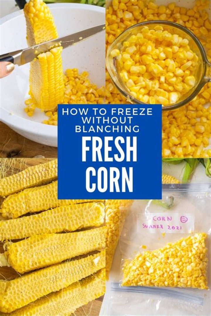 Can I freeze fresh corn on the cob without blanching?