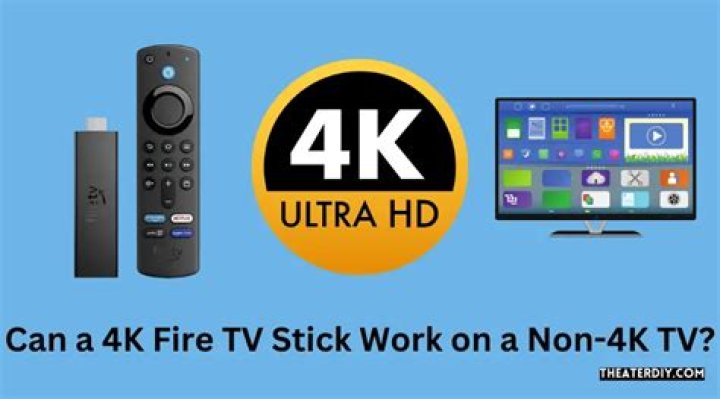 Can I use 4k fire stick on non 4k TV?