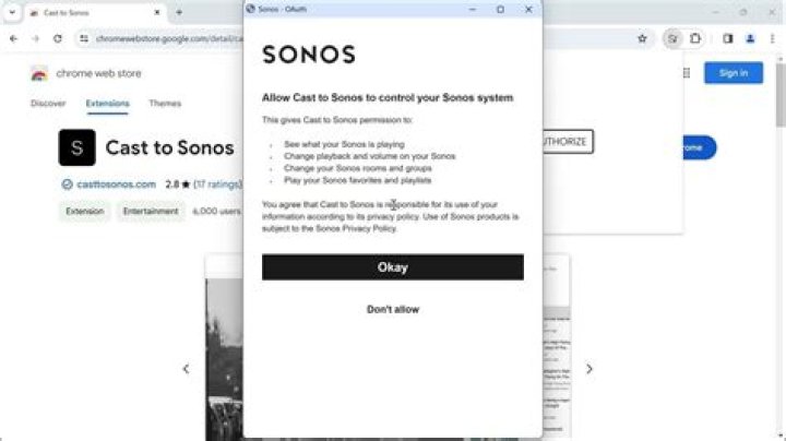Can you cast to Sonos?