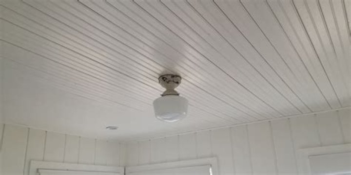 Can you put beadboard on the ceiling?