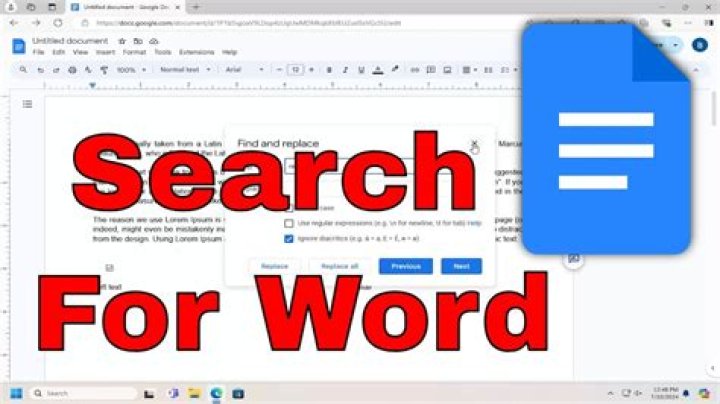 Can you search for a word in a Pages document?