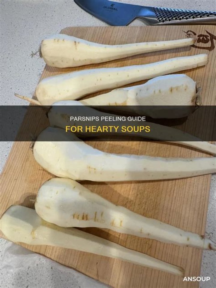 Do you peel parsnips? | ContextResponse.com