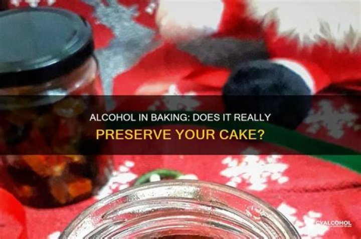 Does cake contain alcohol?