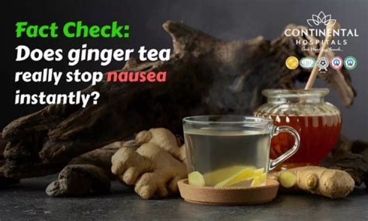 Does ginger tea relieve nausea?
