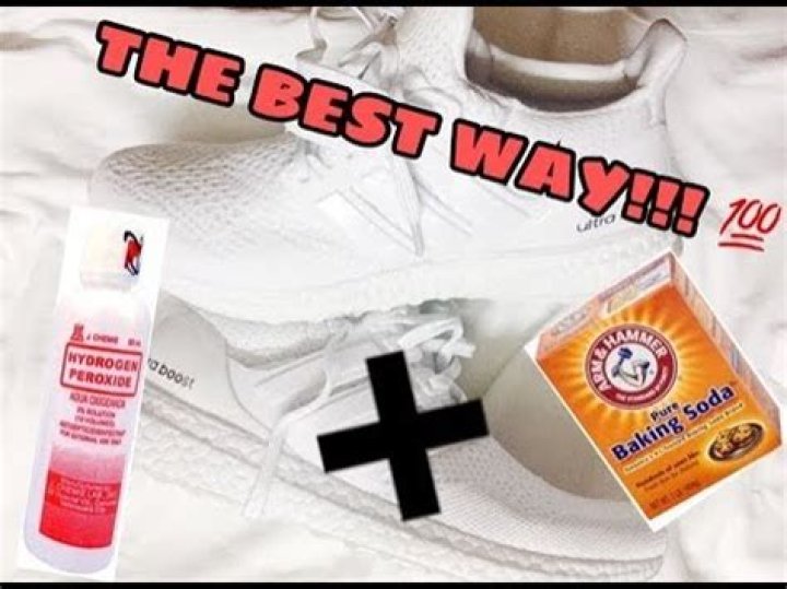 Does hydrogen peroxide clean white shoes?