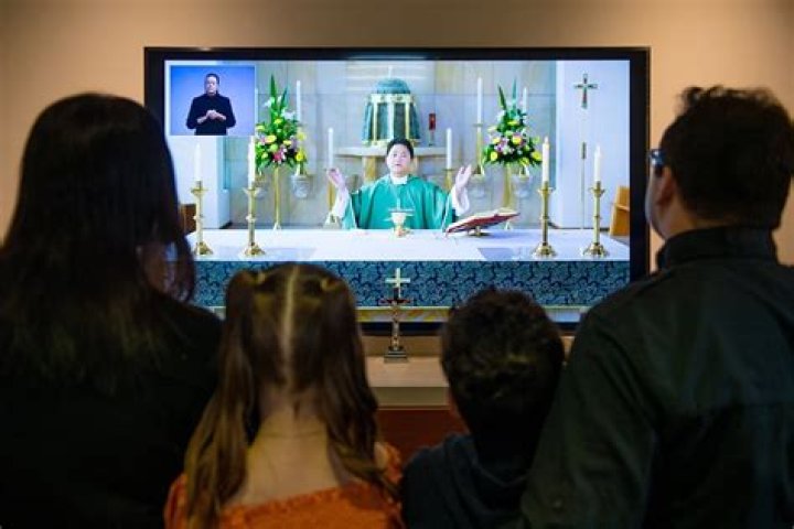 Does watching Mass on TV count as going to church?