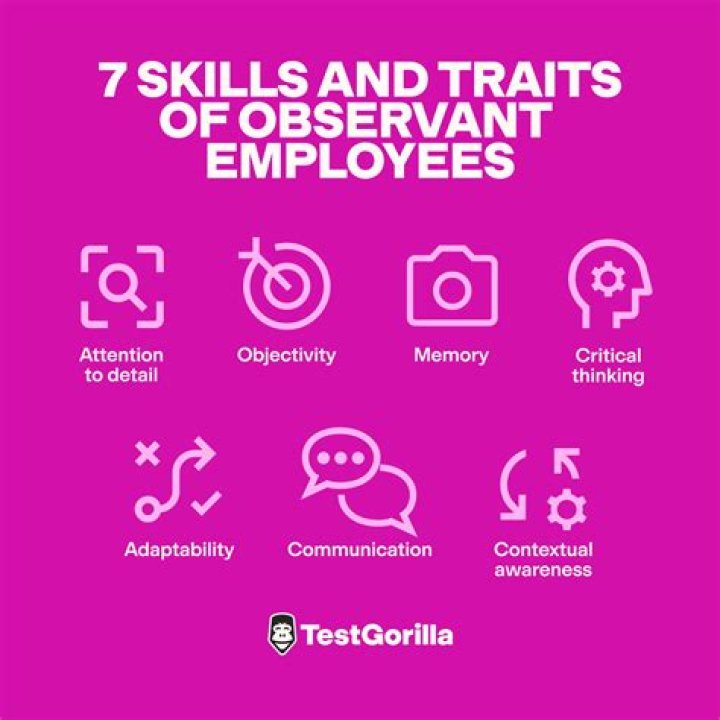 How can I be observant at work?