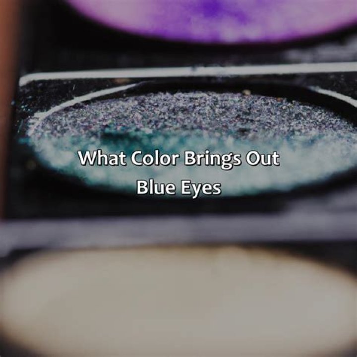 How can I bring out the blue in my eyes?