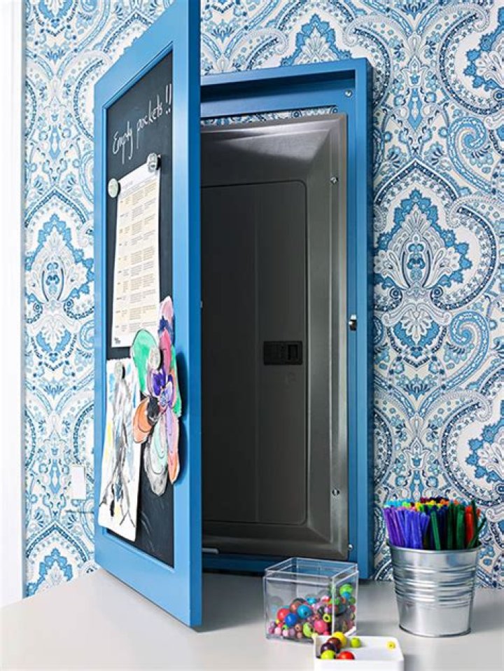 How can I hide my breaker box?