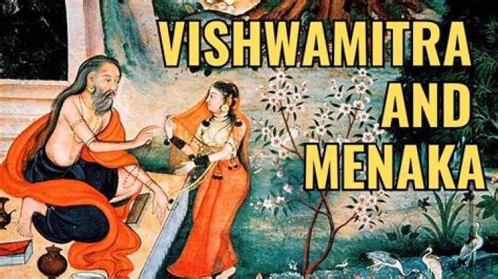 How did Menaka seduces vishwamitra?
