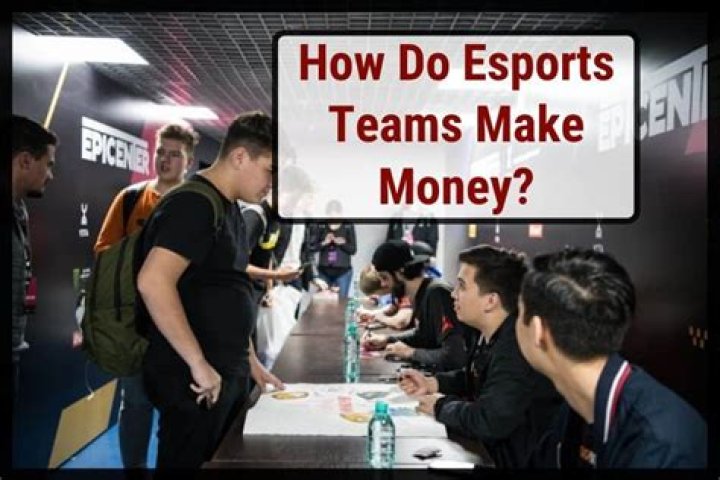 How do esports teams make money?
