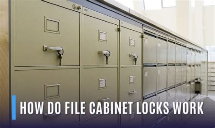 How do file cabinet locks work?
