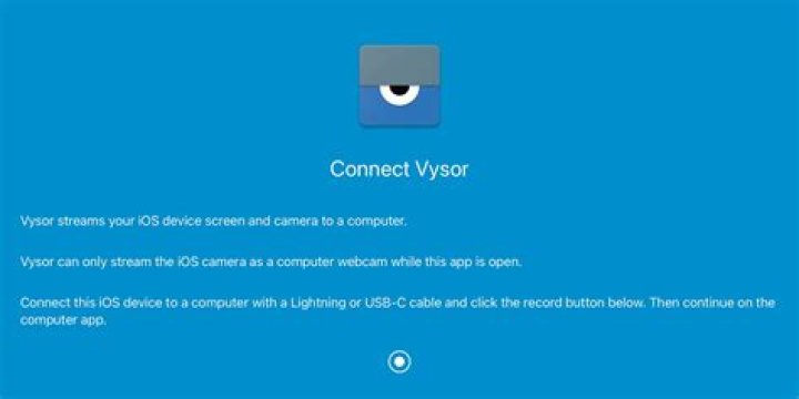 How do I connect my Vysor to my computer?