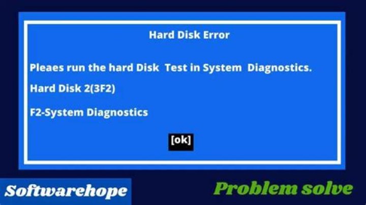 How do I fix a 3f0 hard drive error?