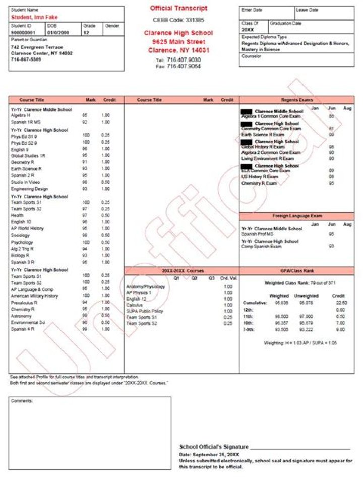How do I get my official college transcripts?
