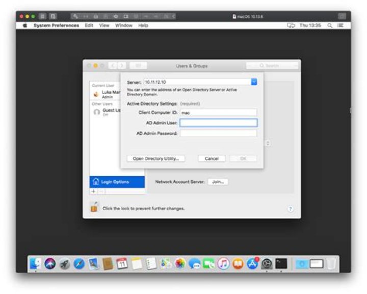 How do I know what domain my Mac is on?