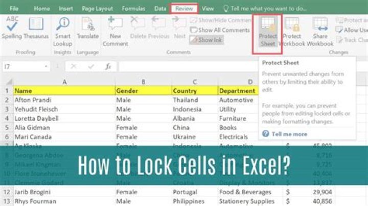 How do I protect formula cells in Excel 2007?