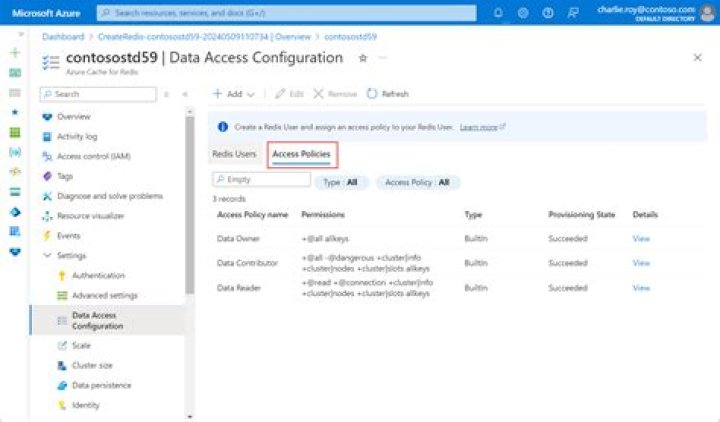 How do I Redis cache in Azure portal?