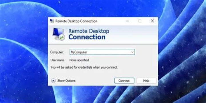 How do I remote desktop to a friends computer?