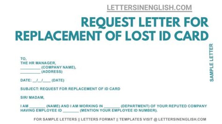How do I report a lost ID?