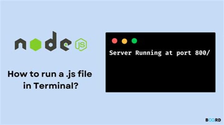 How do I run a node js file in Terminal?