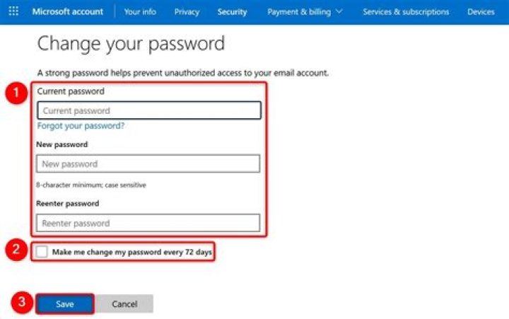 How do I set a password to never expire?