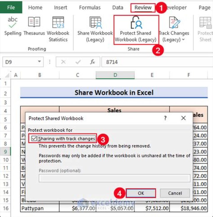 How do I Unshare a workbook in Excel 2010?