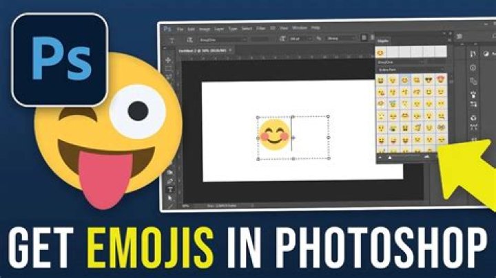 How do I use Emojis in Photoshop cs6?