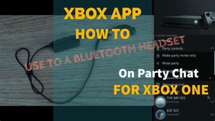 How do I use my earphones as a mic on Xbox one?