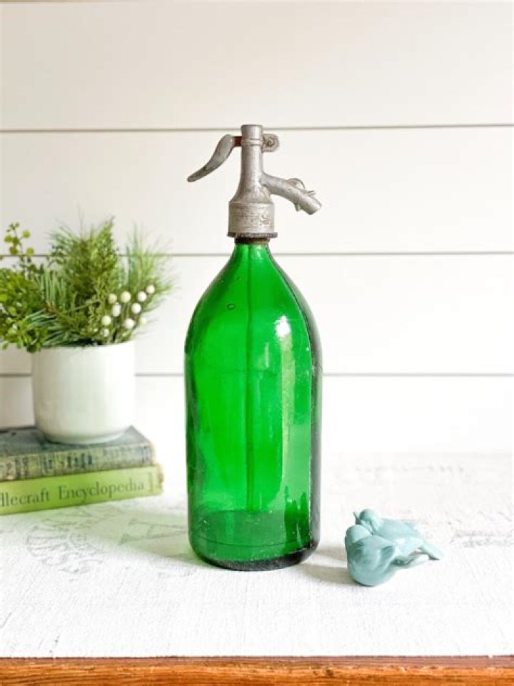 How do old fashioned seltzer bottles work?