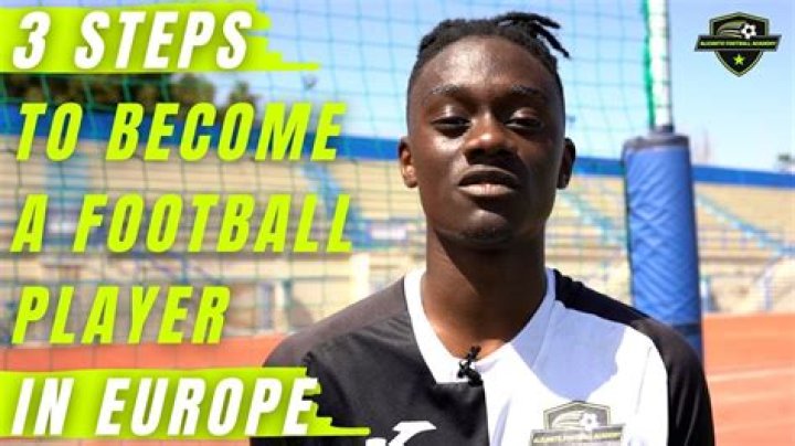 How do you become a footballer?