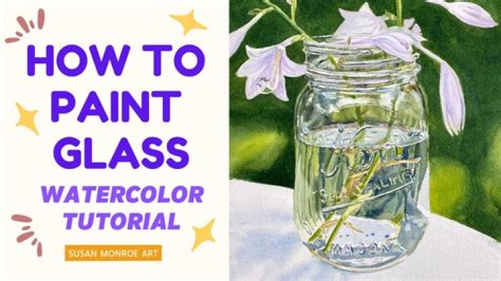How do you color clear glass?
