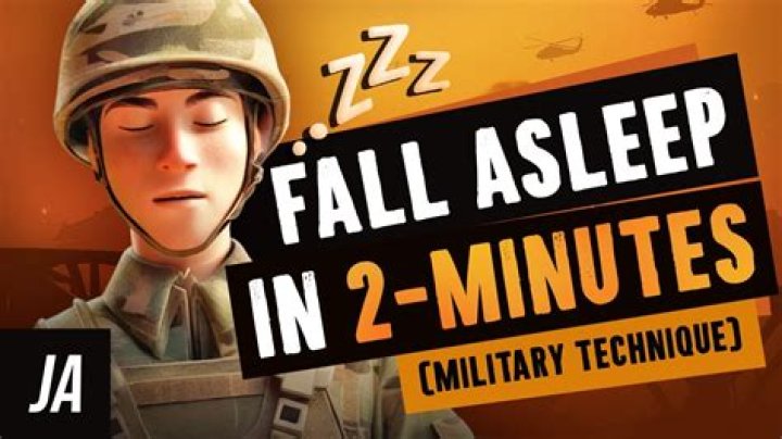 How do you fall asleep in 2 minutes in the military?