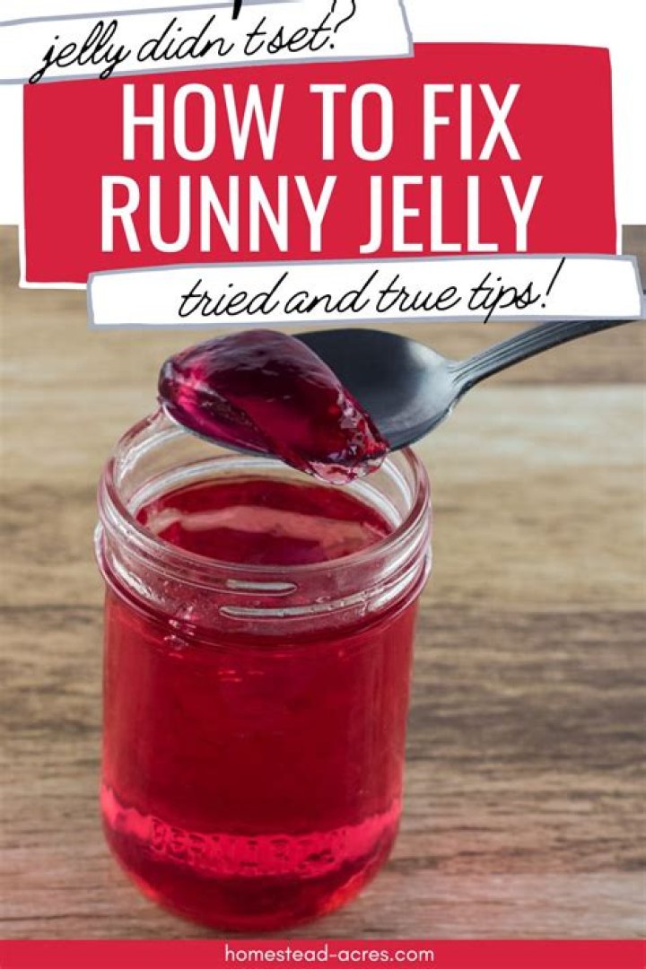 How do you fix jelly that set too hard?