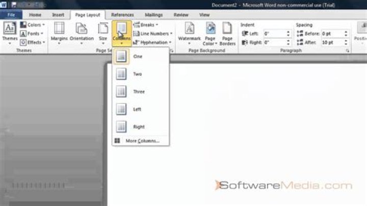 How do you get page layout on Microsoft Word?