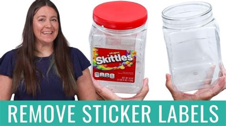 How do you get stickers off clay pots?