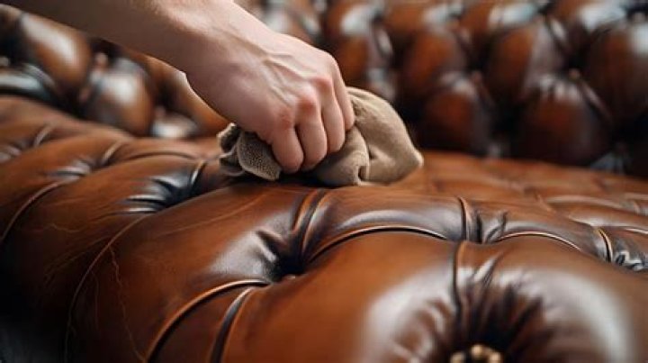 How do you get vinegar stains out of leather?