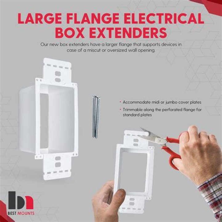 How do you install a single gang box extender?
