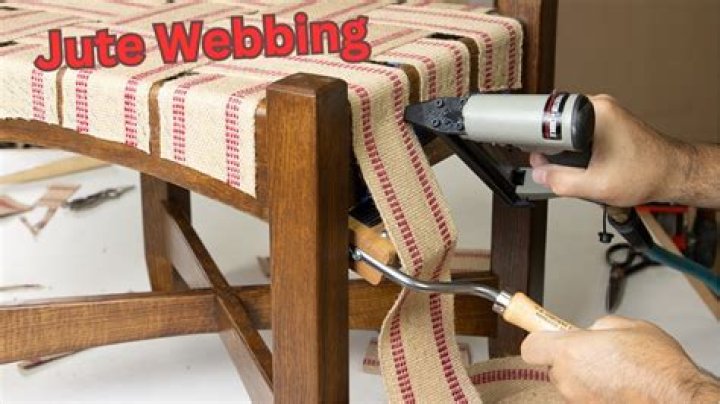 How do you install webbing upholstery?