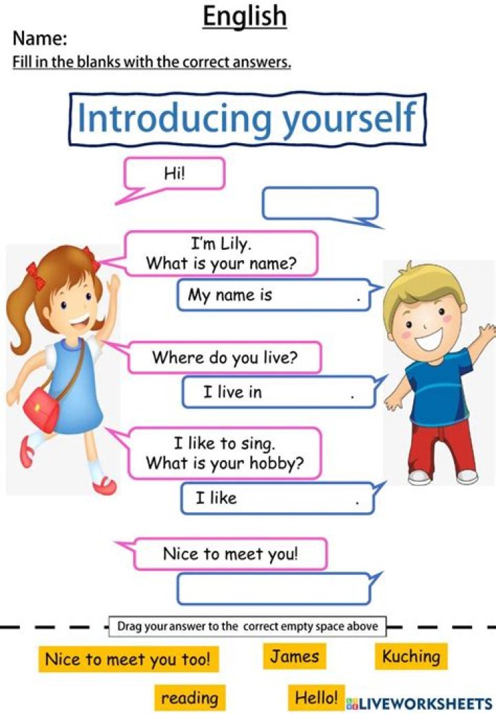 How do you introduce yourself in applying a job?