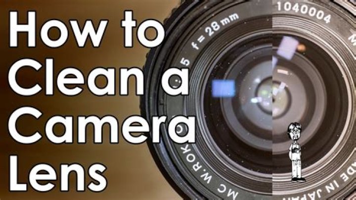 How do you maintain a camera lens?