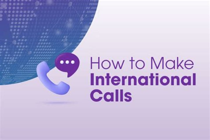 How do you make an international phone call from the US?
