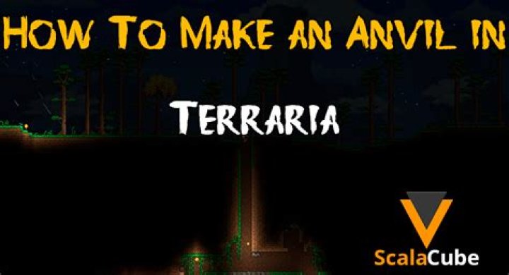 How do you make an iron anvil in Terraria?