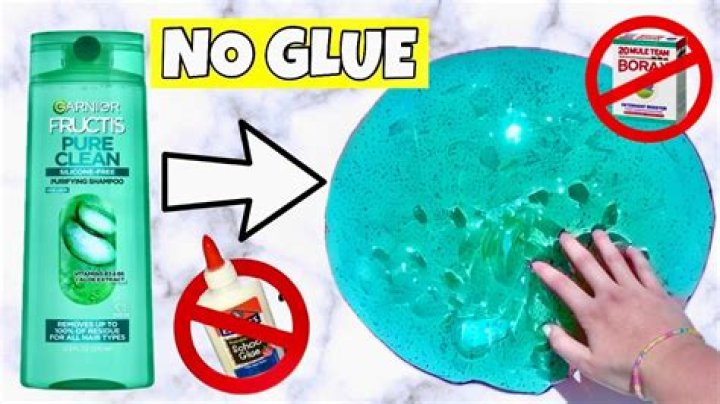 How do you make slime with hand soap and glue?