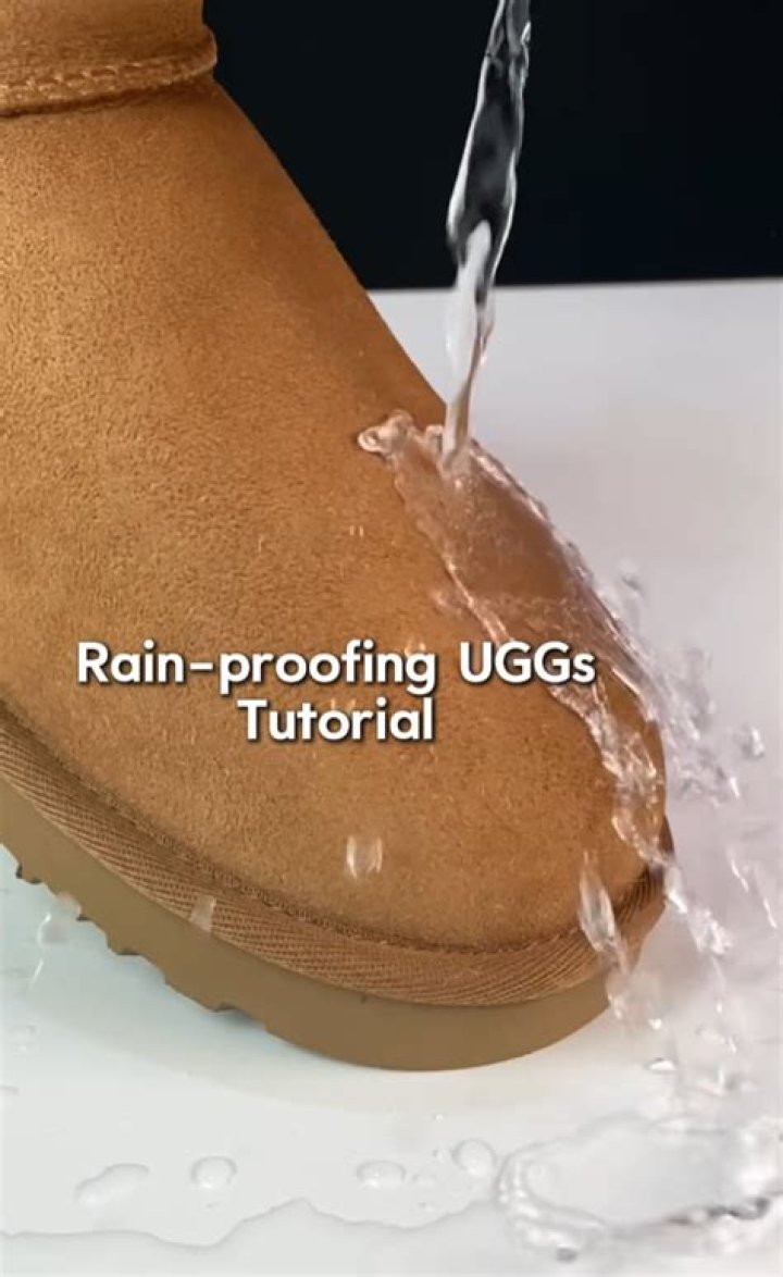How do you protect UGGs from rain?