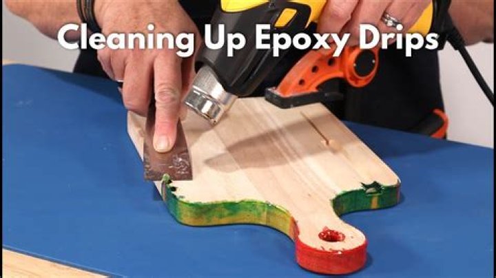 How do you remove dried epoxy drips?