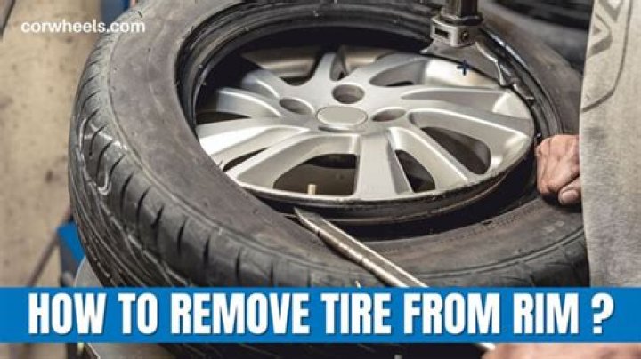 How do you remove tire glue from rims?